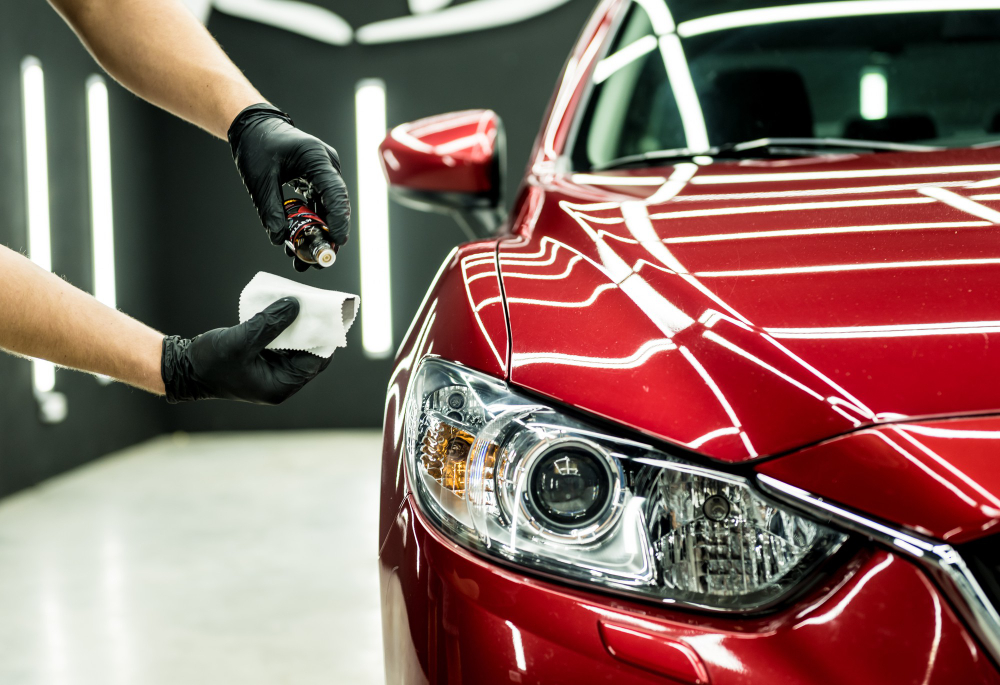 car-service-worker-applying-nano-coating-car-detail